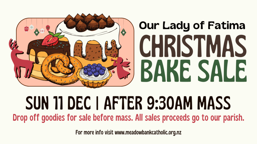 OLOF Parish Bake Sale Poster Slide